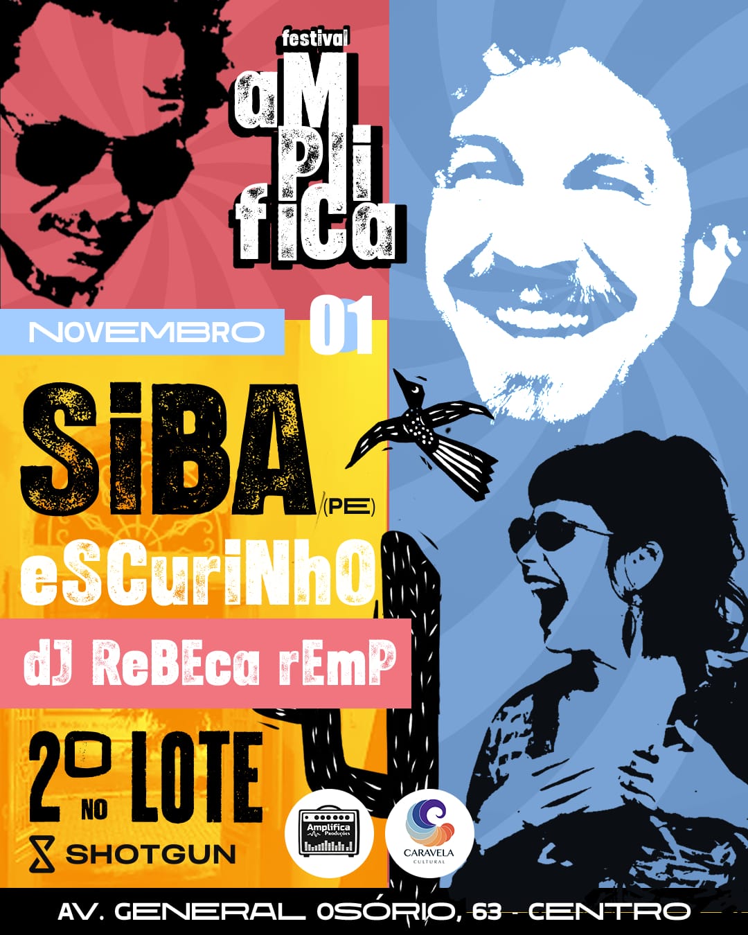 FESTIVAL AMPLIFICA com Siba, Escurinho e DJ Rebeca Remp