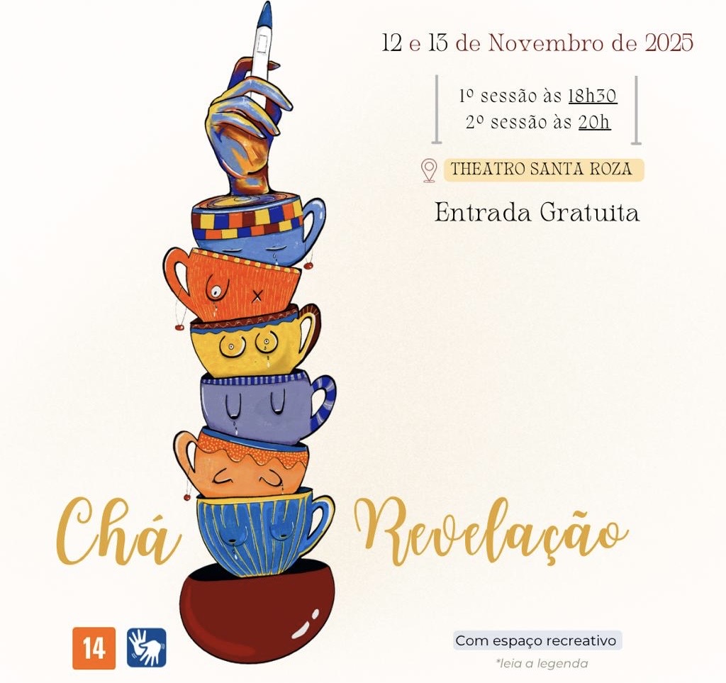 AsPalhafatosas em CHÁ REVELAÇÃO – espetáculo gratuito no Theatro Santa Rosa