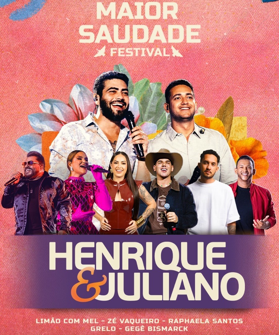João Pessoa recebe show da turnê “A Maior Saudade” de Henrique & Juliano