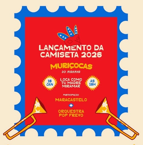 Lançamento da Camiseta 40 anos do Bloco Muriçocas do Miramar