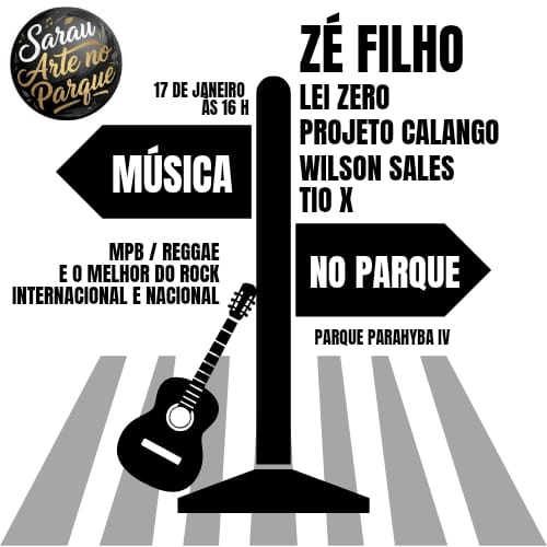 Sarau Arte no Parque traz muito Rock