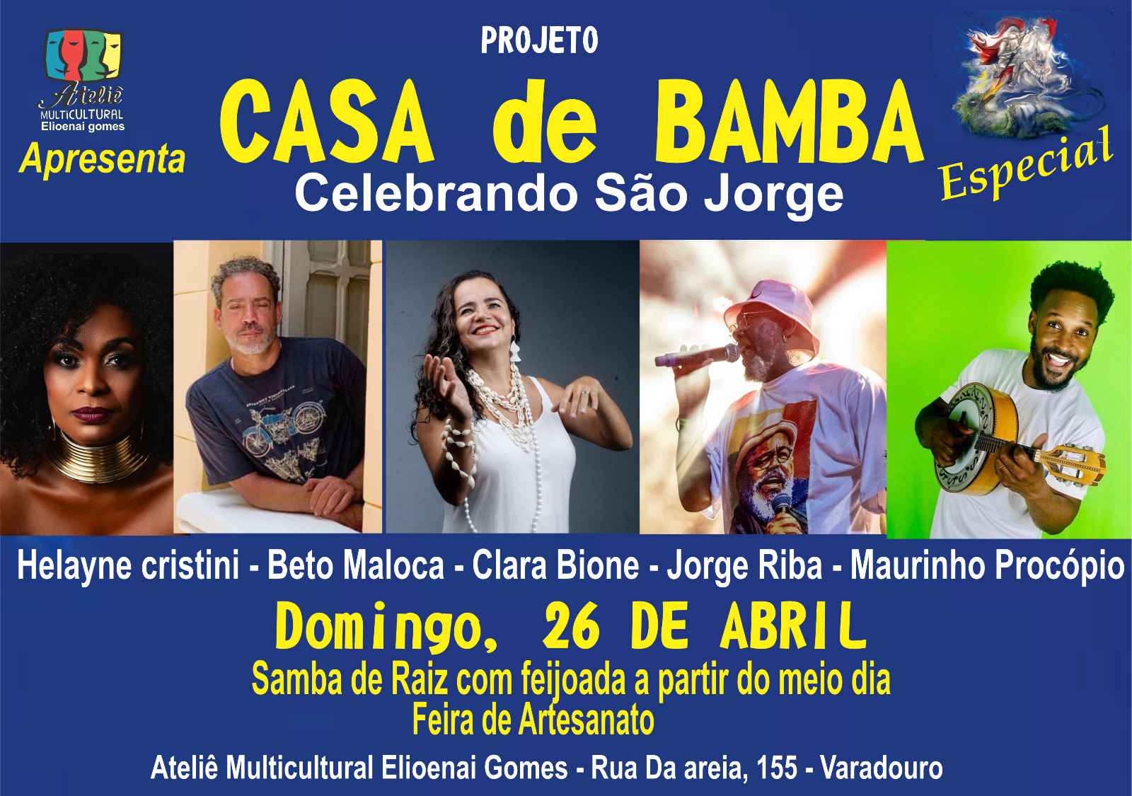 CASA de BAMBA – Celebrando São Jorge e Ogum