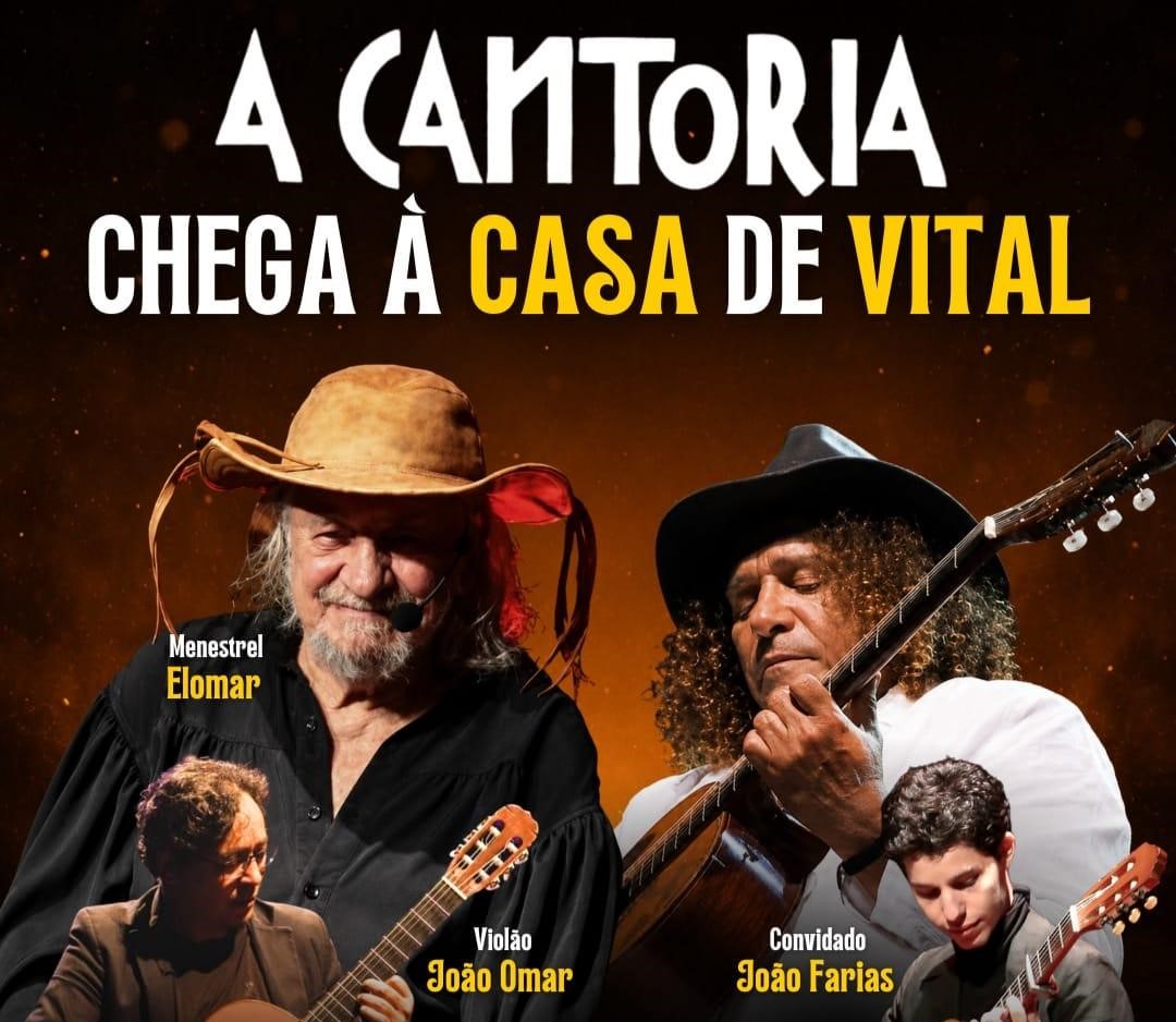 ‘Uma Cantoria para Vital’ segue turnê nacional e chega a João Pessoa