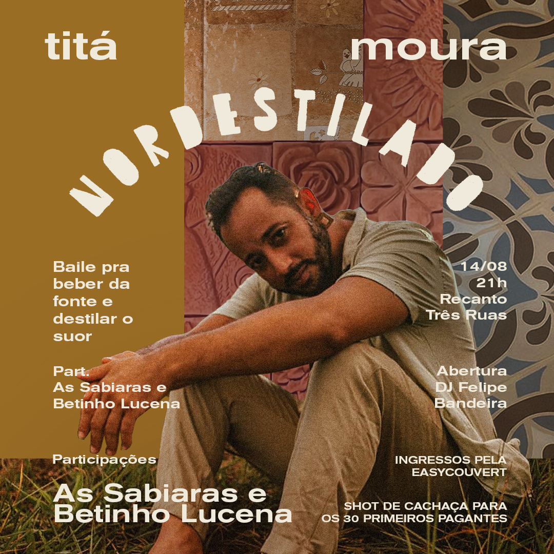 Titá e o Show Nordestilado – dia 14 de agosto